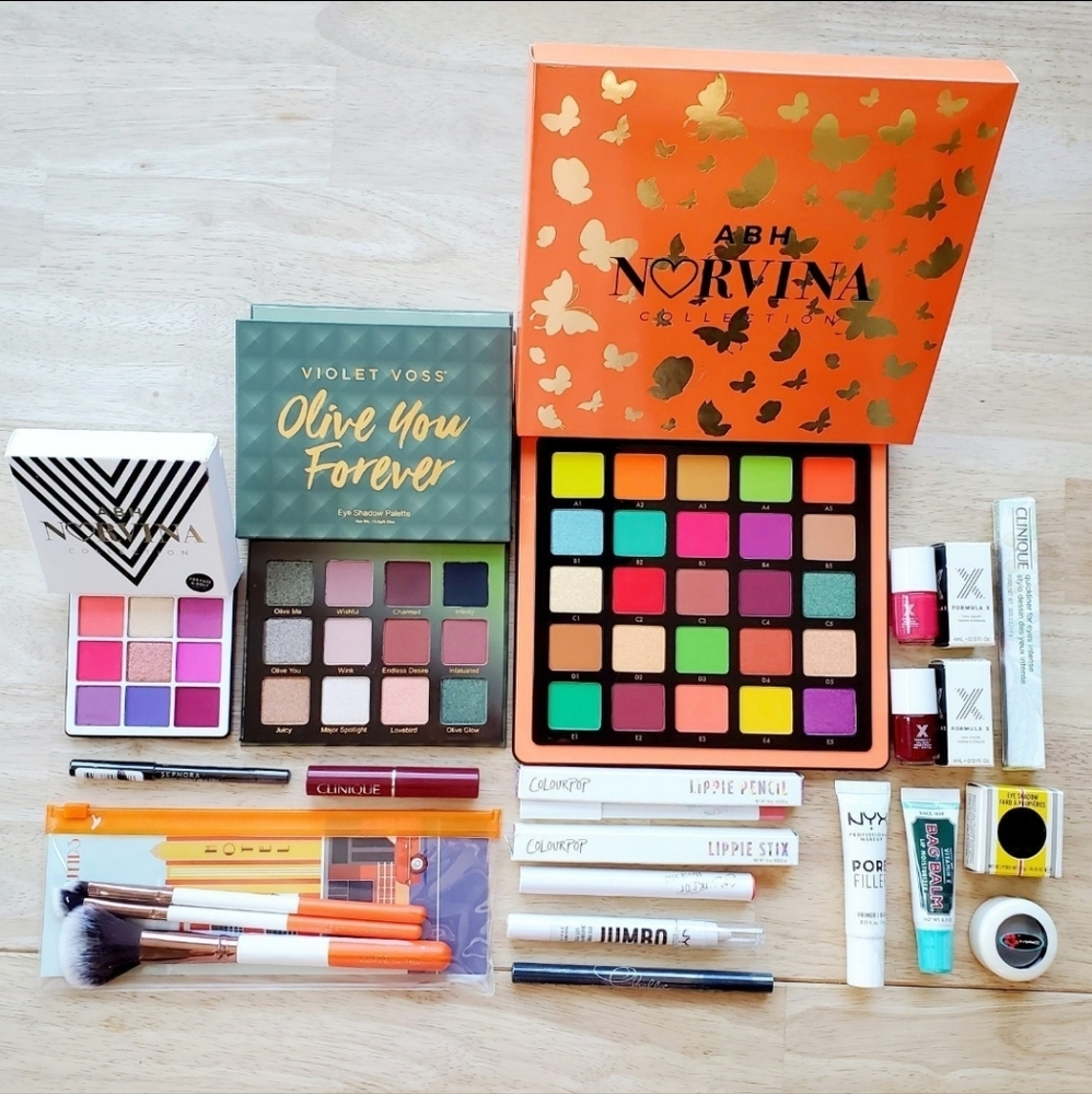 MAC Sephora ABH Norvina Pro Pigment Palette Volume 1 & 3 Makeup Bundle SetAll
